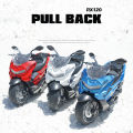 1:12 Pull Back Motorcycle Vehicle Toy With Light And Sound For Kids (1 Piece Assorted Color). 