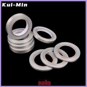 Kui-Min 20 Meter Conductive Fabric Cloth Tape 5mm~20mm Width Single-Sided Laptop Cellphone LCD EMI Shielding Adhesive Tape Insulating Electromagnetic Waveguide Electrical Cloth Tape