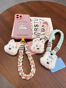 JSJ10B Phone Case Lanyard Universal Crossbody Adjustable Shoulder Strap National Fashion Ancient Style Xiangyun New All-Match Hanging Chain Solid