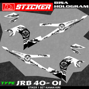 STIKER STRIPING JUPITER Z 115 ROBOT STICKER PREMIUM BISA HOLOGRAM JRB 40