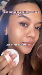 O.TWO.O Waterproof Face Powder Long Lasting 24H Full Cover Flawless Matte Finish Makeup Powder Foundation