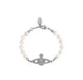 Empress Dowager Cixi Pearl Bracelet High Version Saturn Pearl Full Diamond European and American Light Luxury Niche Design High-end Feel. 