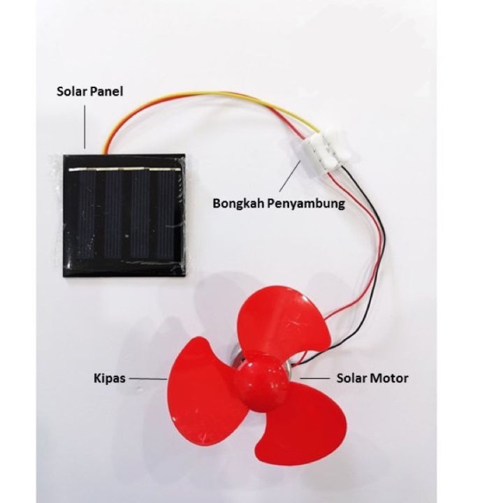 ReadyStock DIY Solar Fan Kit for School RBT Project DIY Kipas Solar Circuit Diagram