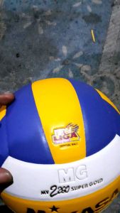 100% ORGINALE BOLA VOLI MIKASA MG mv 2200 supergold BOLA VOLLEY PROLIGA