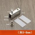 2pcs Engsel Kaca Jepit Stainless Steel M / Pivot Pintu Kaca. 