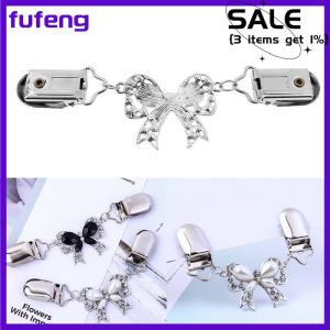 fufeng Fashion Bow Cardigan Sweater Blouse Pin Shawl Brooch Clips Duck Scarf Clasps