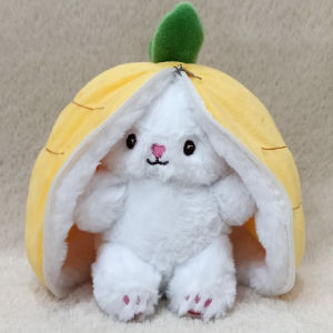 Boneka Kelinci Lucu Dibungkus Buah 7 inch Boneka Rabbit