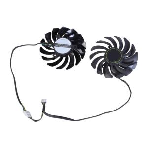 2Pcs PLD09210B12HH 85mm 4Pin Coolers Fan Easy Installation Heat Management Cooling Fan Management for GTX1660S Graphics Card