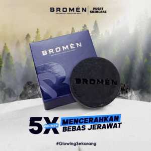 BROMEN SOAP BRIGHTENING SABUN PENCERAH WAJAH PRIA