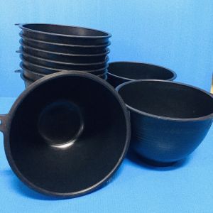 ถ้วยรองน้ำยางพารา จอกยางพารา หนา แข็งแรง เหนียว ไม่แตกง่าย ขนาด 1500cc ( จำนวน 20ใบ ) พร้อมส่ง