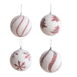 Christmas Foam Ball Ornament 8cm Shatterproof Decorative Baubles For Christmas Tree Wreath Wedding Festival Celebration