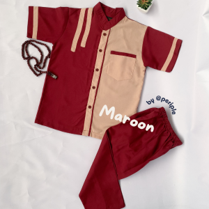 PERIPLE Setelan Koko Anak Laki-Laki Al Ghifari Untuk Anak Usia 1-12 Tahun - Baju Koko Anak Lebaran & Mengaji