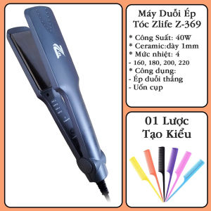 Máy Ép Tóc Thẳng Mượt Chính Hãng Zlife Z369 Uốn Duỗi Là Thẳng Làm Xoăn Máy Uốn Tóc Mini Máy Duỗi Tóc Thẳng Tóc 4 Mức Nhiệt Dụng Cụ Tạo Kiểu Làm Đẹp Là Thẳng Tóc đẹp
