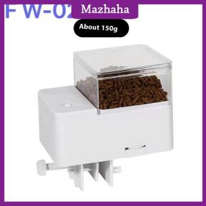 Mazhaha LED Aquarium Digital Fish Tank 500ml Intelligent Digital Automatic Fish Feeder With Timer Pet Feeding Fish Food Dispenser Food