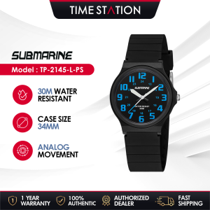 SUBMARINE Fashion Cute Women Student Analog Watch Simple Design Waterproof Kids Watch Jam Tangan Perempuan TP-2145-L-PS