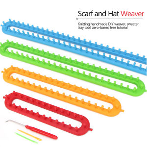 BC 1Pc Weaving Loom Knitting Kit DIY Machine Sewing Tools Pompom Sock Hat Scarf Scarves Maker Stitching Knit Handmade Craft Braiding Tool