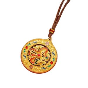 BEAUTYLADIES ผีเสื้อ สร้อยคอสไตล์จีน ปลา กลวง สร้อยคอโซ่คอ โชคดี สร้อยคอ สร้อยคอจี้ดอกไม้ งานแต่งงาน