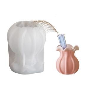 Handmade chậu thủy canh khuôn trang trí chủ Khuôn Silicone nến làm khuôn thạch cao trang trí văn phòng