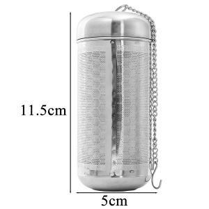 3 Size Stainless Steel Tea Infuser Tea Leaves Spice Strainer Fine Mesh Coffee Diffuser Filter Seasoning Ball Kitchen Teaware Accessorie