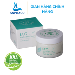 Muối tắm bé eco sinh dược 200gr hỗ trợ Diệt khuẩn làm dịu các nốt muối đốt côn trùng cắn rất tốt cho các chứng rôm sẩy mẩn ngứa dị ứng