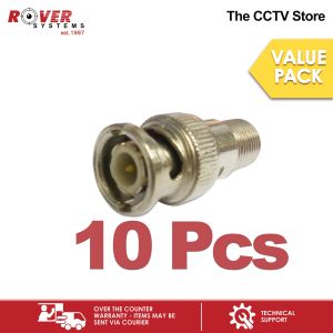 Rover Systems FJBNCP F Jack to BNC Plug CCTV connector 10pcs