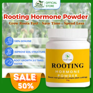 GrowFast Rooting Powder 50g – Organic Rooting Hormone for Cuttings Seeds & Transplants