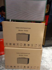 Vỏ thùng loa kéo xách tay 2 bass 16 bọc da cao cấp