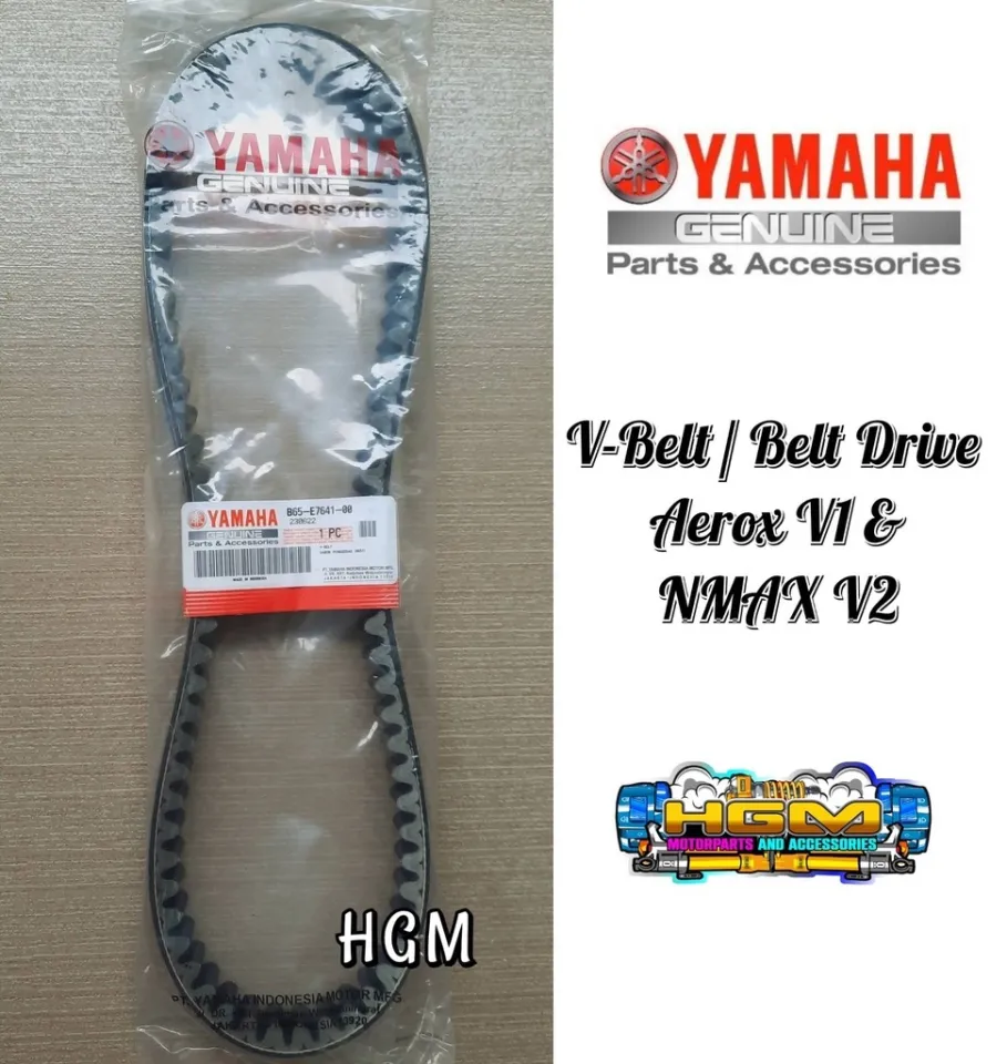 Cinghia Di Trasmissione Yamaha B63-E7641-00 Per NMAX AEROX 125/155 - Cinghia Trapezoidale In Gomma, Resistente A Calore E Olio
