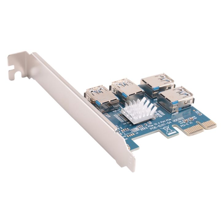 PCI Express Card Multiplier PCIE 1 to 4 USB GPU X1 X16 PCI-E Riser Card Video Card for Mining Computer Parts