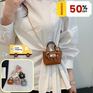 QNQN 【การจัดส่งสินค้า 2-3 วัน】กระเป๋าสะพายสุภาพสตรีรุ่นใหม่ กระเป๋าสะพายไหล่ขนาดเล็ก กระเป๋าสะพายไหล่แฟชั่นที่ละเอียดอ่อน กระเป๋าสะพายไหล่โซ่ขนาดเล็ก