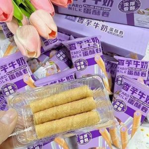 Salty Peanut Egg Roll Sandwich - Peanut Flavored Snack Peanut Egg Roll Crisp Sandwich Egg Roll Peanut Flavor Snacks