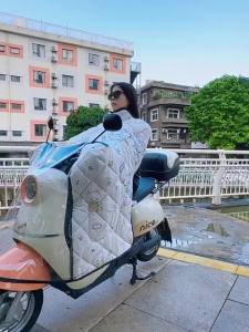 Motorcycle Scooter Cover Thickened Design Water Resistant Design Protective Cover Motorcycle Scooter commuting travel outdoor work school and changing weather Daily Carry Rain and Sun
