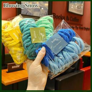 Blowing ที่คาดผมยางยืด50ชิ้น เซ็ตสำหรับเด็กผู้หญิงอุปกรณ์เสริมผมผ้าไนลอนสีสันสดใสของขวัญสำหรับเด็ก