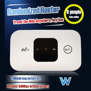 SL Portable WiFi Router 4G LTE Travel Router High Speed Internet Lightweight Design Long Battery Life Mobile Hotspot Device Home Outdoor Use