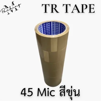 เทปกาว TR TAPE แพ็ค 6 ม้วน กว้าง 2 นิ้ว ยาว 45 หลาเต็ม
