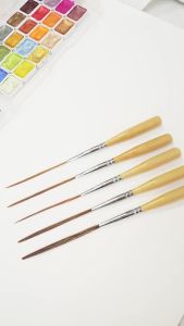 FCFuumuui Long Liner Brush ideal for Acrylic & Oil Painting