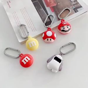 เคส AirTags เคสป้องกันสําหรับ Airtag 2021 ที่วางติดตามเคสซิลิคอนแบบนุ่มพร้อมพวงกุญแจ เคส Airtag กระเป๋า คีย์ สัตว์เลี้ยง ความปลอดภัย ป้องกันการสูญหาย ตัวติดตาม Airtag Acc