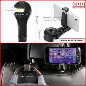 Car Holder Headrest Hook HD 11 Terbaru Untuk Penumpang Dudukan Handphone Di Mobil BARANG BAGUS