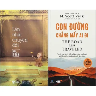 Fahasa - Combo Sách Hay Sách Lén Nhặt Chuyện Đời + Con Đường Chẳng Mấy Ai Đi (Bộ 2 Cuốn)