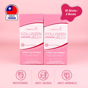LivBalance Collagen Jelly (10 Sachets): Age-Defying Beauty with 4 Types of Collagen & Hyaluronic Acid