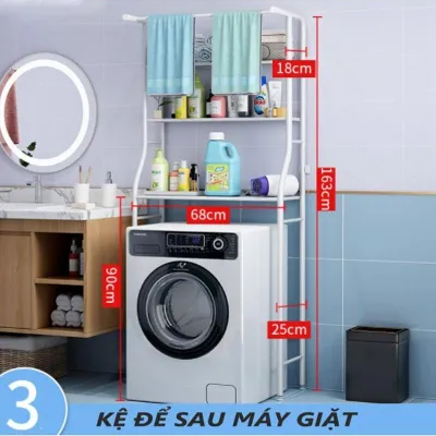 Kệ Nhà Vệ Sinh Bồn Cầu Giá Để Đồ Máy Giặt 3 Tầng Cao Cấp