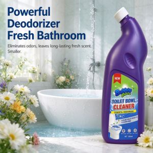 Toilet Bowl Cleaner 500ml Gel Deodorizer Septic Safe Fast Action Limescale Stain Remover Bubble Dazz