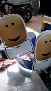 30 pcs Topi Ulang Tahun Tema Roblox | Birthday Hat | Topi Roblox