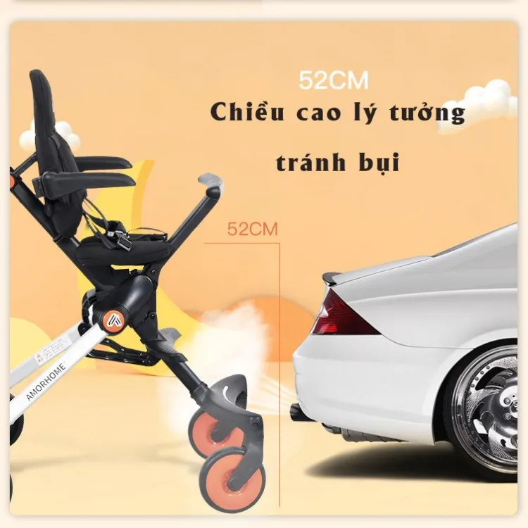 Trẻ Em Doona S5 Trike Xe đẩy Xe đạp Bánh Gấp Gọn đa Năng In Doona