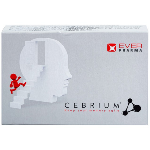TPBVSK Cebrium EverPharma - hỗ trợ cải thiện trí nhớ và bảo vệ tế bào thần kinh cho người sau tai biến đột quỵ