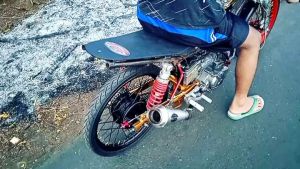 Silenser Knalpot Racing ORIGINAL GRM Racing Exhaust Universal Inlet 50mm Silencer Only