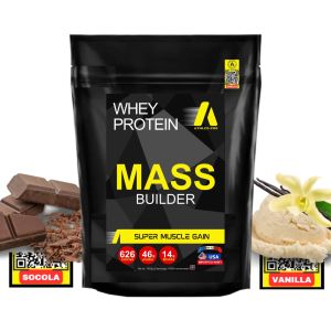 Whey Protein Mass Gainer túi 1kg tặng muỗng đong xịn & thực đơn & giáo án độc quyền