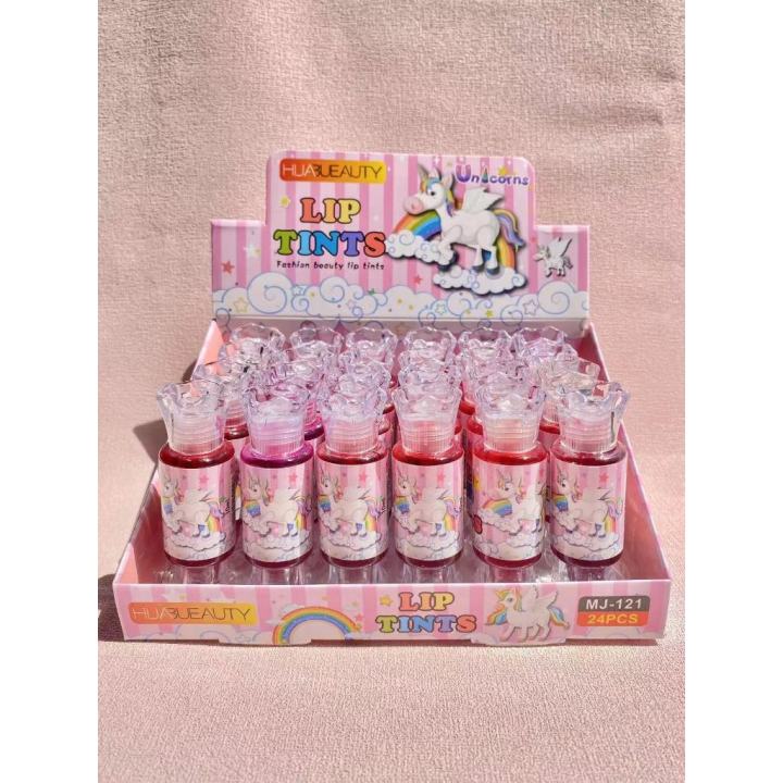 24pcs/Box Unicorns Lip Tint Long Lasting Lip Gloss + | Lazada PH