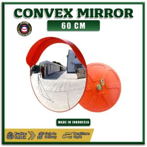 CONVEX MIRROR 60 CM OUTDOOR INDOOR KACA CERMIN CEMBUNG SIMPANG JALAN TIKUNGAN TERLARIS COD