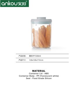 {SG Seller} ANKOU AirTight Milk Powder Container - Circle (350ml/800ml/ 1500ml/ 2000ml)